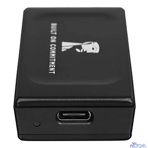 Kingston Portable  SSD 1TB External XS1000 BOC, Type-C/A, USB 3.2 Gen 2, R/W 1050/1000MB/s, 70x33x14mm, 69g., Black (60 мес)
