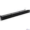 Exegate EX281081RUS Патч-панель UTP 19" 48 port кат.5e ExeGate разъём KRONE&110 (dual IDC), 1U, RoHS, цвет черный