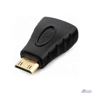 Gembird Переходник HDMI-miniHDMI  19F/19M, золотые разъемы, пакет [A-HDMI-FC]