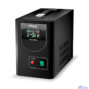 ИБП STARK SC 500 PS 500ВА/400Вт {Line-Interactive, Напольный, 154-264В, 2хЕВРО, Чистый синус, БЕЗ АКБ - внешние батареи 1 шт от 26Ач до 160 Ач}