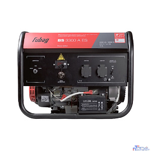 FUBAG BS 3300 A ES [431289/8641488/646469] { 3,3/3,0 кВА, 13,0 А, 15 Объем бака, л, 220 В, 47 Вес, кг }