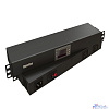 Hyperline TMP-230V/2w-RAL9004 Микропроцессорная контрольная панель,1U, для всех шкафов 19'', подключение до двух устройств, датчик температуры, кабель питания, цвет черный (RAL 9004)