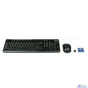 Dialog Клавиатура + мышка KMROP-4020U Pointer RF 2.4G - USB {Беспроводной набор , радиоклавиатура + опт. радиомышь 6D}