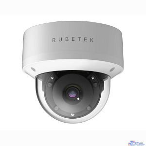 RUBETEK RVX-4114-2.8 Купольная Dome, 4МП 1/3", фикс. объектив 2.8 мм, DWDR, IP66, POE 802.3af, металл