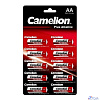 Camelion Plus Alkaline BL1x10 LR6 отрывные (LR6-BP1x10P, батарейка,1.5В) (10 шт. в уп-ке)