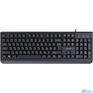 Acer OKW400 black USB Multimedia (ZL.KBDEE.01C) каб.:1.8м Клавиатура проводная