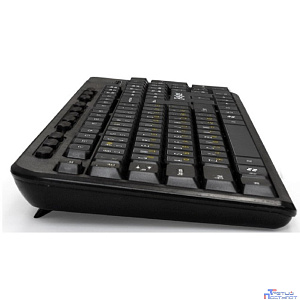Exegate EX286177RUS Клавиатура ExeGate Multimedia Professional Standard LY-500M (USB, полноразмерная, 115кл., Enter большой, мультимедиа, длина кабеля 1,5м, черная, Color box)