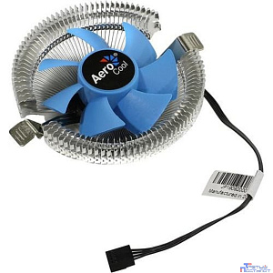 Cooler Aerocool Verkho I 90W(4пин, 775/1155, 12.2-29.7дБ, 1200-2500об/мин, Al PWM/ Clip)