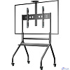 ONKRON TS2080 чёрная стойка для телевизора с кронштейном 60"-120", мобильная