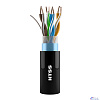 NTSS Кабель витая пара NTSS F/UTP 5e 4 пары одножильный 24AWG медь 305м внешний PE черный NTSS-OUT-FTP4-5e-PE-BL