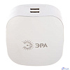 ЭРА Б0015243 Разветвитель электрический SP-3e-USB-2A на 3 розетки + 2 USB с заземлением со шторками 16А белый