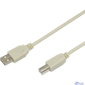 Rexant (18-1104) Кабель USB-А– USB-B, 2,4А, 1,8м, ПВХ, серый