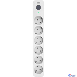 PowerCom Сетевой фильтр Powercom SP-06W 5,0 м 5.0м (6 розеток) белый/серый (коробка) (1928700)