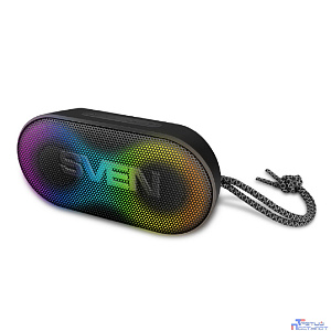SVEN PS-99, черный (10 Вт, Waterproof (IPx5), TWS, Bluetooth, 1800мА*ч)