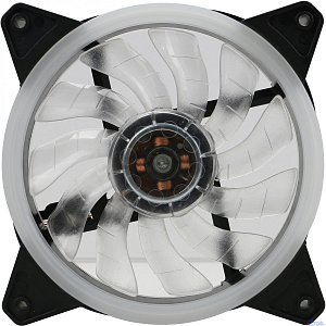 Вентилятор Digma DFAN-FRGB3 RGB 120мм черный 3-pin 4-pin (Molex) Ret