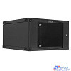 Шкаф настенный 19, 6U TWT TWT-CBWNG-6U-6x6-BK 550x600, стеклянная дверь, черный