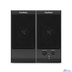 Exegate EX287056RUS Акустическая система 2.0 ExeGate Tango 230 (питание USB, 2х3Вт (Вт RMS), 80-20000Гц, черный)