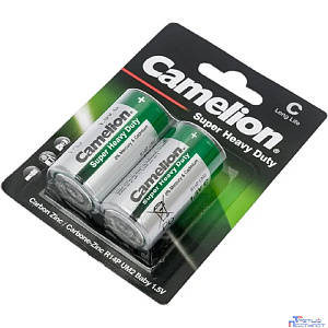 Camelion R14 BL-2 (R14P-BP2G, батарейка,1.5В) (2 шт. в уп-ке)