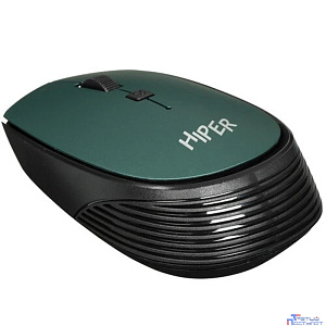 Мышь HIPER беспроводная HOMW-084 {1600dpi, зеленый, USB, 4кнп}