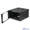Шкаф настенный 19, 6U TWT TWT-CBWNG-6U-6x6-BK 550x600, стеклянная дверь, черный