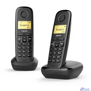 Gigaset [L36852-H2812-A601] A270 Duo Rus черный (труб. в компл.:2шт) АОН