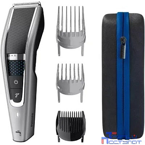Машинка для стрижки Philips HC5650/15 серебристый (насадок в компл:3шт)