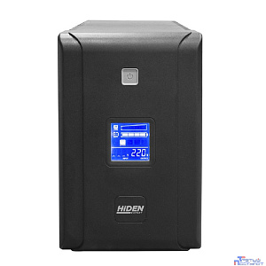 ИБП HIDEN EXPERT ULI1200C 1200ВА/720Вт {Линейно-интерактивный, 8xIEC C13 LCD, USB, встроенные АКБ 2x12B/7Ач}{УТ-00002423}