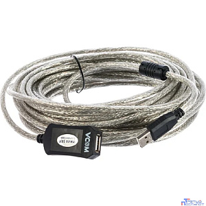 VCOM VUS7049-10M Кабель-адаптер USB2.0-repeater, удлинительный активный <Am-->Af> 10м (6937510851355)