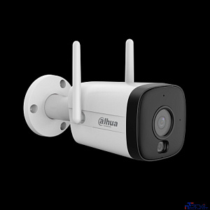 DAHUA DH-IPC-HFW1339DTK1-SW-PV 2.8 Уличная цилиндрическая IP-видеокамера WI-FI SmartDualLight 3Мп; 1/2.8” CMOS; объектив 2.8мм; обнаружение людей, микрофон, ИК 30м, LED 30м, IP67, металл/пластик