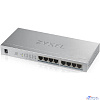 ZYXEL GS1008HP-EU0101F PoE+ коммутатор GS1008HP, 8xGE PoE+, настольный, металлический, бесшумный, бюджет PoE 60 Вт