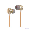 HOCO M16/ Наушники + микрофон/ Кнопка ответа/ 1.2м/ 3.5 mm jack/Gold