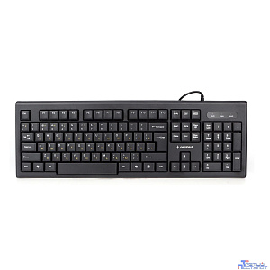 Клавиатура Gembird KB-8354U-BL { USB, черный, 104 клавиши, кабель 1,45м }