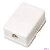 PROconnect (03-0001-4) Розетка телефонная внешняя, 1 порт UTP, RJ-11 (6P2C), CAT 3 (50 шт)