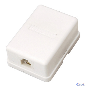 PROconnect (03-0001-4) Розетка телефонная внешняя, 1 порт UTP, RJ-11 (6P2C), CAT 3 (50 шт)