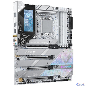 MAXSUN MS-iCraft Z890 Arctic DEMO (Socket 1851, ATX, 4*DDR5(256Gb), DP/HDMI, 4*SATA3, 4*M.2, 4xPCI-Ex16, 2*Type-C, 9*USB 3.1, LAN 1*5G, BT 5.4, Wi-Fi 7, SPDIF, white, RTL)
