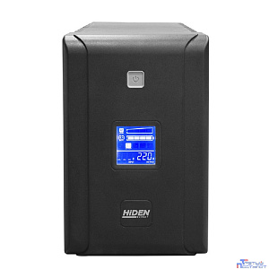 ИБП HIDEN EXPERT ULI1000C 1000ВА/600Вт {Линейно-интерактивный, 8xIEC C13 LCD, USB, встроенные АКБ 2x12B/7Ач}