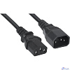 Cabeus PC-189-VDE-1.0-5M Кабель питания монитор-компьютер IEC 320 C13 - IEC 320 C14 (3x1.0), 5 м