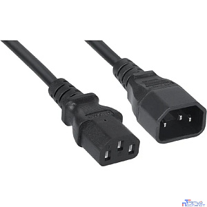 Cabeus PC-189-VDE-1.0-5M Кабель питания монитор-компьютер IEC 320 C13 - IEC 320 C14 (3x1.0), 5 м