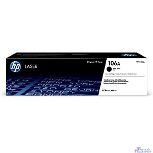 HP W1106A Картридж 106A лазерный черный (1000 стр) {HP LJ 107/135/La}