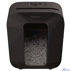Fellowes Шредер PowerShred LX25 FS-41705(01) {DIN P-4, 4х37мм, 6 лст., 11,5 лтр., уничт.: скрепки,скобы,карты}