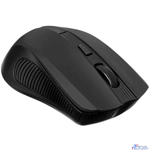 Беспроводная мышь Sven RX-350W чёрная (5+1кл. 600-1400DPI, SoftTouch, блист)