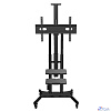 ONKRON TS1881 eLift чёрный 2 полки для AV в комплкте Для телевизоров диагональю 50-86" Макс. нагрузка: 90,9 кг VESA: 200x200, 200x300, 200x400, 300x100, 300x200, 300x300, 300x400, 400x200, 400x300