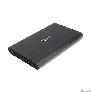 Gembird EE2-U3S-50 Внешний корпус 2.5" чёрный, USB 3.0, SATA, до 2 Тб, алюминий