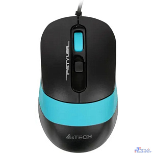 Клавиатура + мышь A4Tech Fstyler F1010 клав:черный/синий мышь:черный/синий USB Multimedia [1147546]