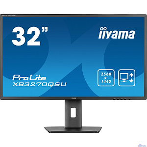 LCD IIYAMA 31.5" XB3270QSU-B1 {IPS 2560x1440 100Hz 3ms 178/178 250cd 1200:1 10bit(8bit+FRC) 2xHDMI1.4 DisplayPort1.4 3xUSB3.2 2x2W HAS VESA}