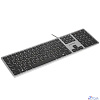 Клавиатура ноутбучного типа Gembird KB-8420,{USB, ножничный механизм, клавиши управления громкостью, 104 клавиши, кабель 1,5м}