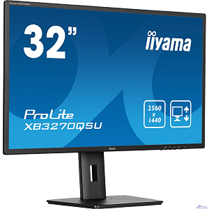 LCD IIYAMA 31.5" XB3270QSU-B1 {IPS 2560x1440 100Hz 3ms 178/178 250cd 1200:1 10bit(8bit+FRC) 2xHDMI1.4 DisplayPort1.4 3xUSB3.2 2x2W HAS VESA}