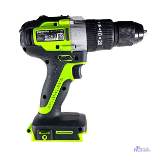 Greenworks GD24DD60 Дрель-шуруповерт ударная аккумуляторная, 24V, бесщеточная, без АКБ и ЗУ [3704107]