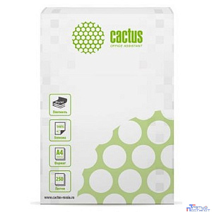 CACTUS Бумага белая офисная  A4/80г/м2/250л./белый CIE146% (отпускается по 1 пачке - 250 листов)