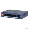 DAHUA DH-CS4006-4ET2GT-36 4-портовый PoE коммутатор управляемый 4 RJ45 10/100Мбит/с (PoE/PoE+), 2 RJ45 10/100/1000Мбит/с (uplink); до 40 В
